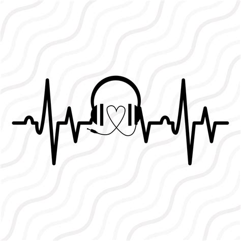 Music Heartbeat SVG Music SVG Heartbeat SVG Cut Table - Etsy Singapore