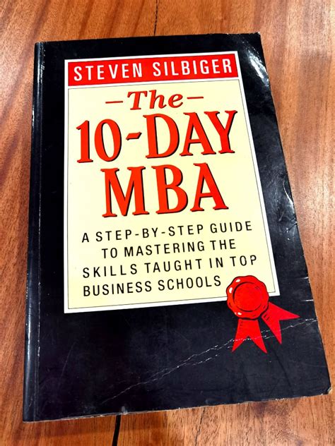 The 10 Day Mba Mastering Skills Taught In Top Business Schools Book By