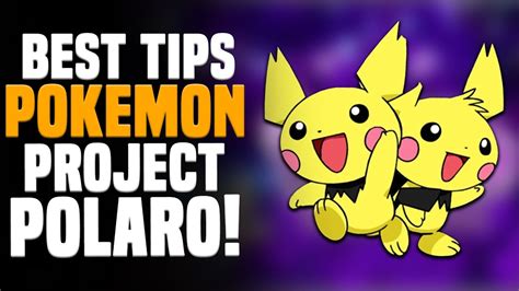 THE BEST TIPS FOR POKEMON PROJECT POLARO YouTube