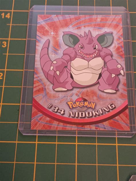 SB 135 RARE TOPPS 1999 Blue Logo Pokemon Foil Card 33 Nidoking EBay