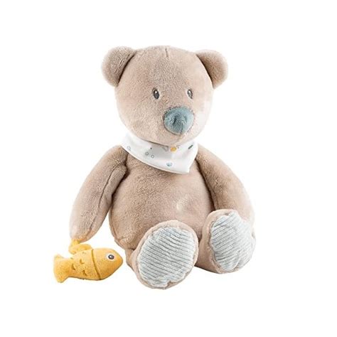 Nattou Peluche En Polyester Lours Jules Compagnon De Route D S La