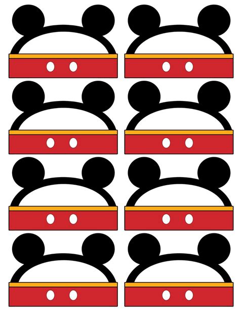 Free Printable Mickey Mouse Tags Freeprintabletag