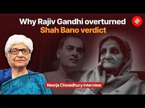 Shah bano case why rajiv gandhi overturned the supreme court order-The ...