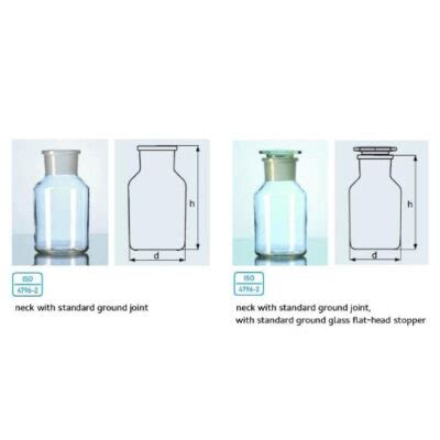 Reagent Bottle Wide Neck From Soda Lime Glass Polyscientific