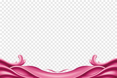 Pink Wave Art Ribbon Purple 3D Computer Graphics Png PNGEgg