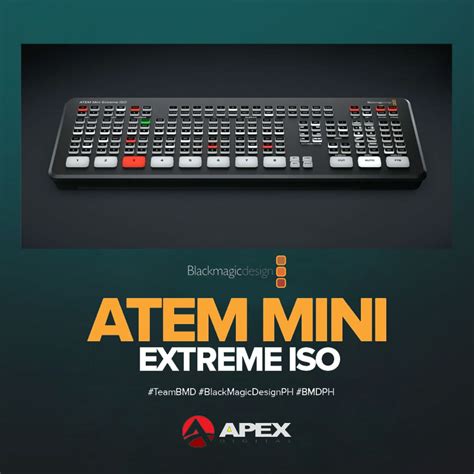 Blackmagic Design ATEM Mini Extreme ISO - Apex Digital