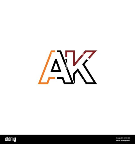 Ak Logo Stock Vector Images Alamy