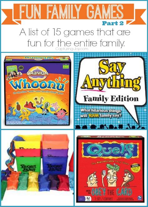 Family Games for all Ages