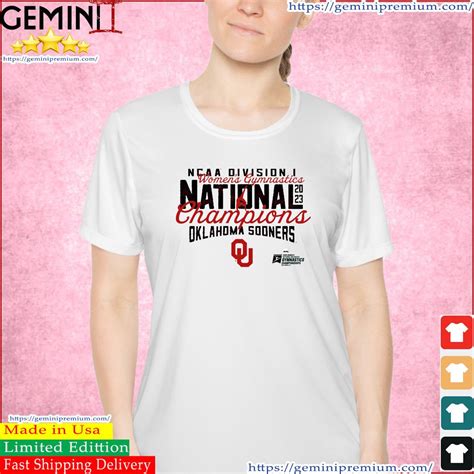 Oklahoma Sooners 2023 NCAA DI Women’s Gymnastics National Champions Shirt