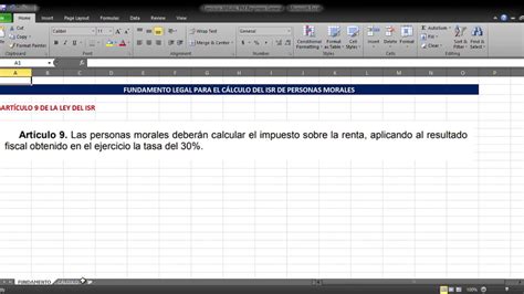 Calculo Impuesto Anual Isr Personas Morales Printable Templates Free