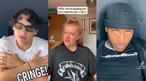 10 Minutes Of Reacting To Cringe Povs Tik Tok Compilation Pt 02 Youtube