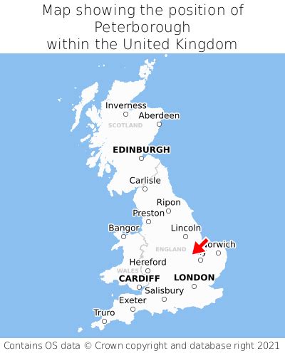 Where is Peterborough? Peterborough on a map