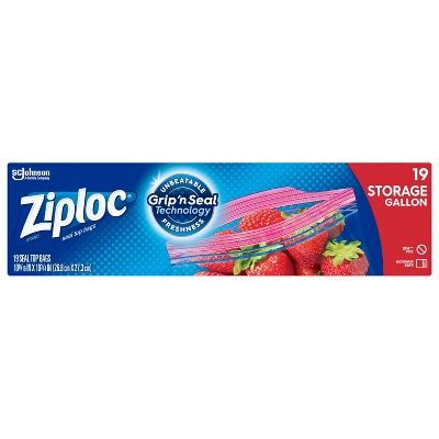 Ziploc Storage Gallon Bags Target