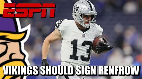 Barnwell Minnesota Vikings Should Sign Wr Hunter Renfrow Youtube