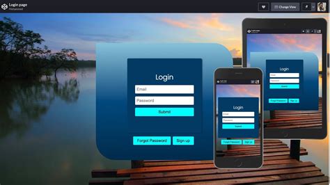 Create Responsive Animated Login Sign Up And Forgot Password Pages Using Html Css And