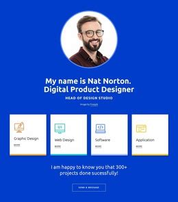 Profile Website Templates | Nicepage