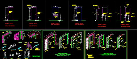 Puerta Contra Incendio En Dwg Kb Librer A Cad