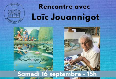 Librairie Le Pavé du Canal Rencontre avec Loïc Jouannigot