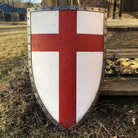 Handmade Medieval Knight Shield All Metal Handcrafted Medieval Armour