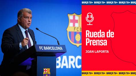 Rueda De Prensa De Joan Laporta