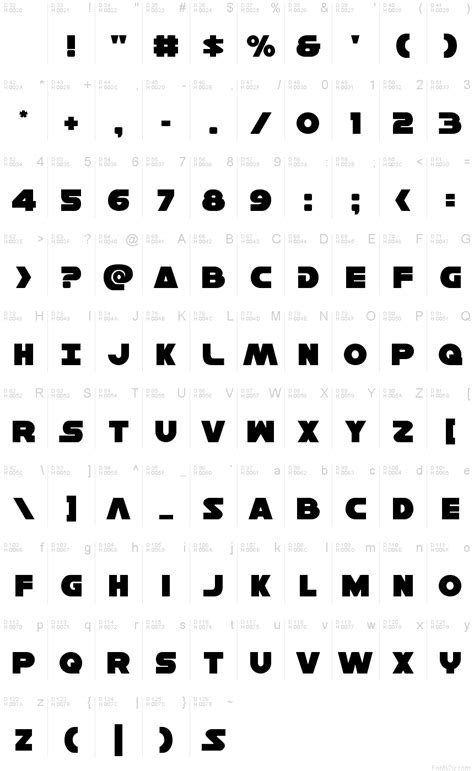 Han Solo Overlap Font