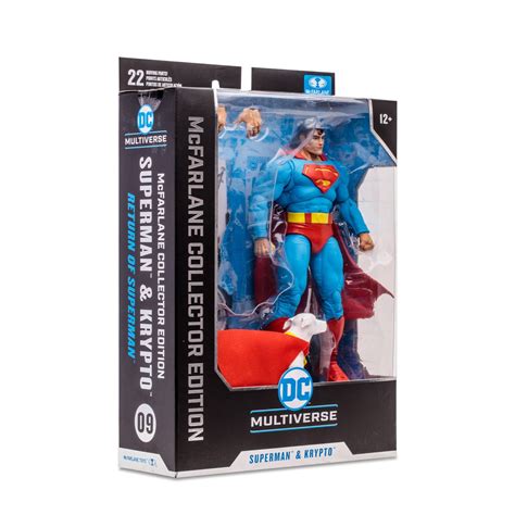 Dc Mcfarlane Collector Edition Wave 3 Superman And Krypto Return Of