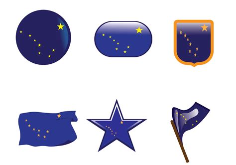 Free Vector Alaska Flag 86663 Vector Art At Vecteezy
