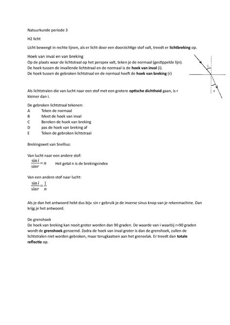 Natuurkunde Periode H Licht Natuurkunde Periode H Licht Licht