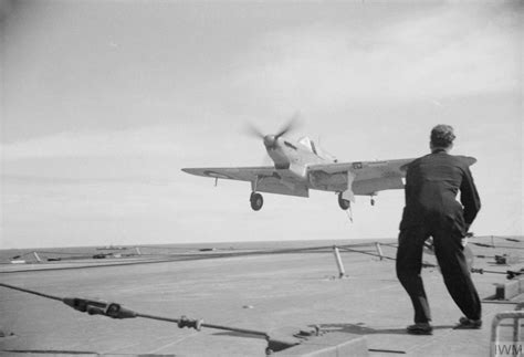 Asisbiz Fleet Air Arm Nas Fairey Fulmar Landing Aboard Hms Ark Royal