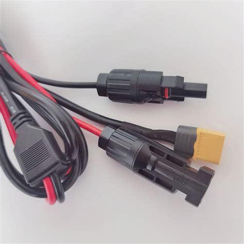 Xt60 Adapter To Solar Male Female Connector Extension Charge Cable Wire 12awg Ebay