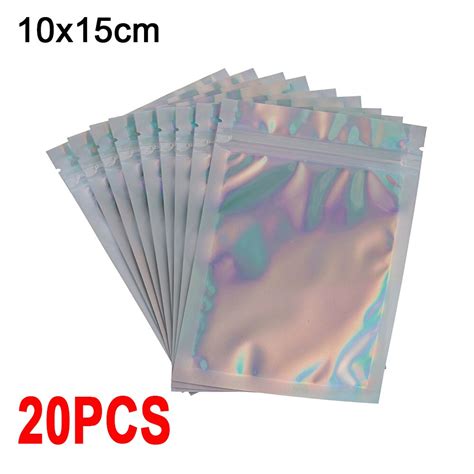 Pcs Aluminiumfolie Zip Lock Zakken Hersluitbare Grandado