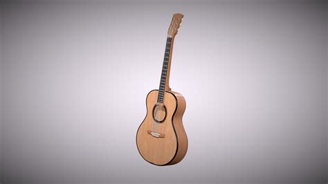 Acoustic Guitar Download Free 3d Model By Jekaterina Kotelnikova Jekaterinakotelnikova