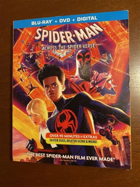 Spider Man Across The Spider Verse Blu Ray Dvd Digital 2023 New