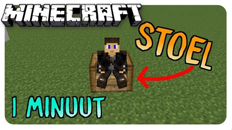 Hoe Maak Je Een Werkende Stoel In Minecraft Uitleg In Minuut