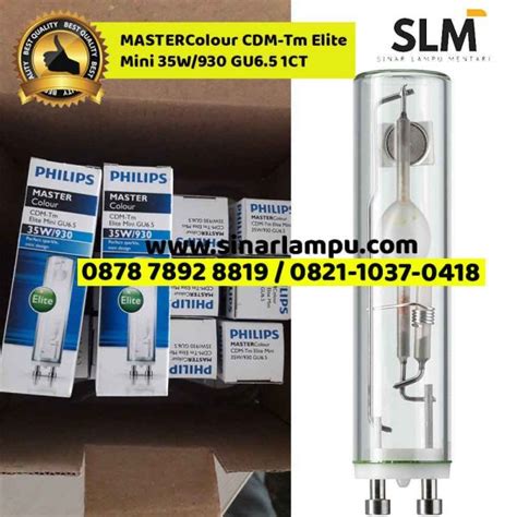 Lampu Mastercolour Cdm Tm Philips Elite Mini 35w 930 Gu6 5 1ct