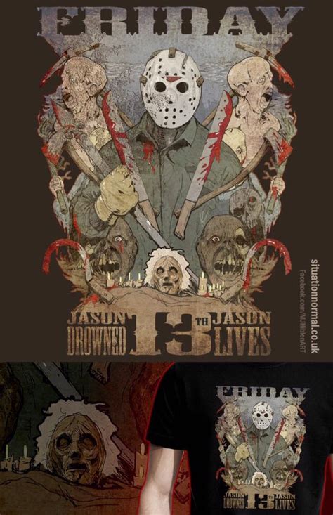 Check Out This New Jason Drowned Jason Lives Friday The 13th T Shirt