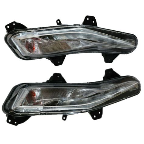 Pair Front Fog Lights Turn Signal Lamps Assembly For 2019 2020 Chevy