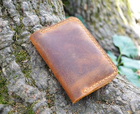 Buy Leather Bifold Wallet Minimalist Leather Wallet Mens Slim Online In