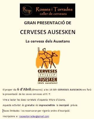 Cerveza Artesanal En Catalunya Presentaci N De Cerveses Ausesken En