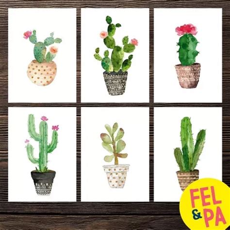 L Minas Imprimibles Set Cactus Imprimibles Para Cuadros