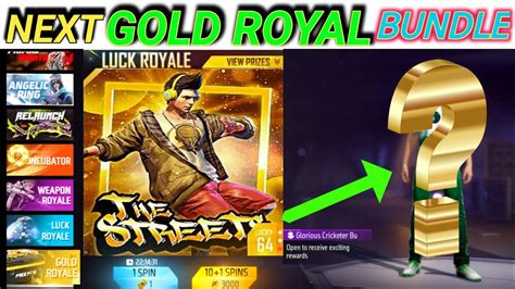 Free Fire Next Gold Royal Bundle Free Fire New Event Rear Gaming