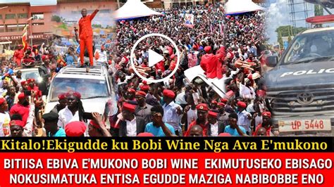 Kitalo Ekigudde Ku Bobi Wine Nga Ava E Emukono Bitiisa Ekimutuseko