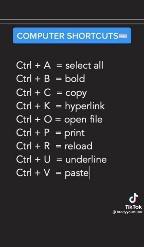 Computer Shortcut Keys Computer Shortcut Keys Computer Shortcuts