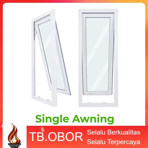 Jual Jendela Upvc Single Premium Kusen Jungkit Single Awning Buka Atas