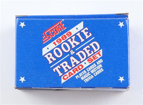 1989 Score Rookie Traded Set Of 110 Cards With 2T Nolan Ryan 77T