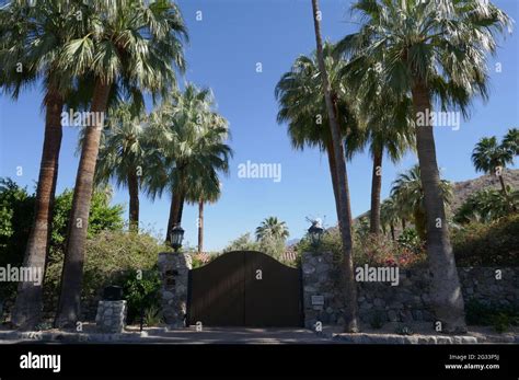 Palm Springs California Usa Th June A General View Of