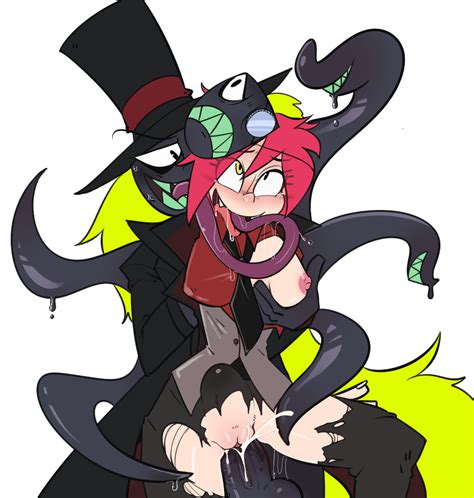 Rule 34 1girls Balls Black Hat Black Hat Villainous Blush Breasts Cartoon Network Clothed