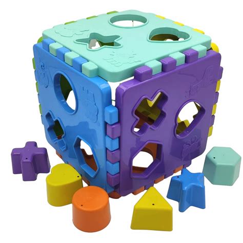 Brinquedo Cubo M Gico Educativo Did Tico Bloco De Montar Pe As Encaixe