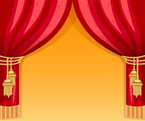 Red curtain Royalty Free Vector Image - VectorStock