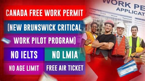 Canada Free Work Permit New Brunswick Critical Worker Pilot Program